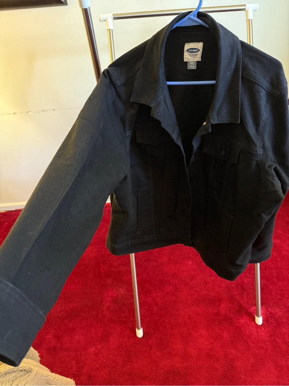 Old Navy Black Women's Jean Jacket